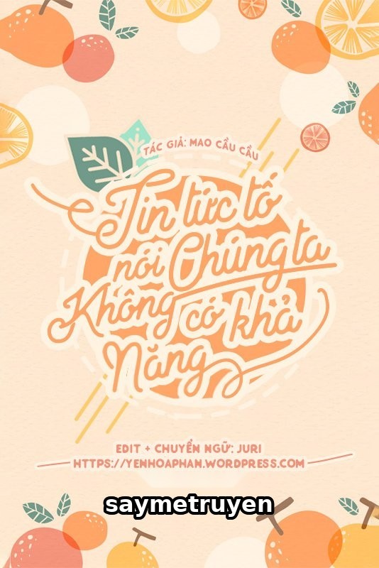 Tin Tức Tố Nói Chúng Ta Không Có Khả Năng
